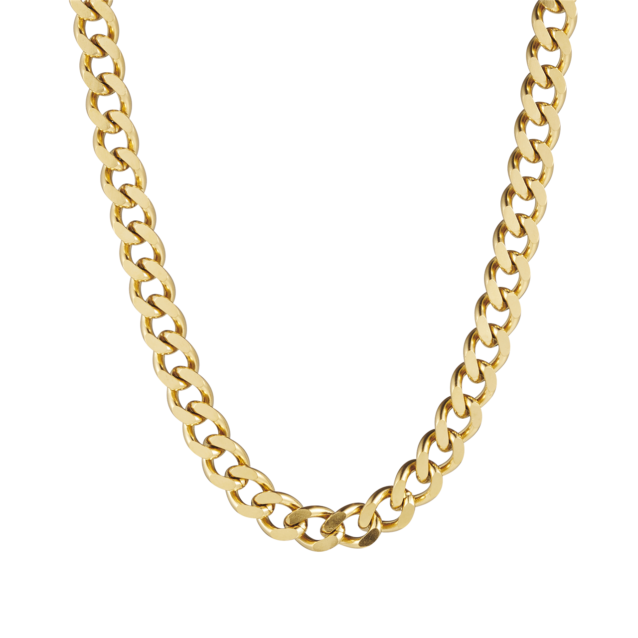 Cudworth Ion plated 14k Gold Stainless Steel Neck Chain