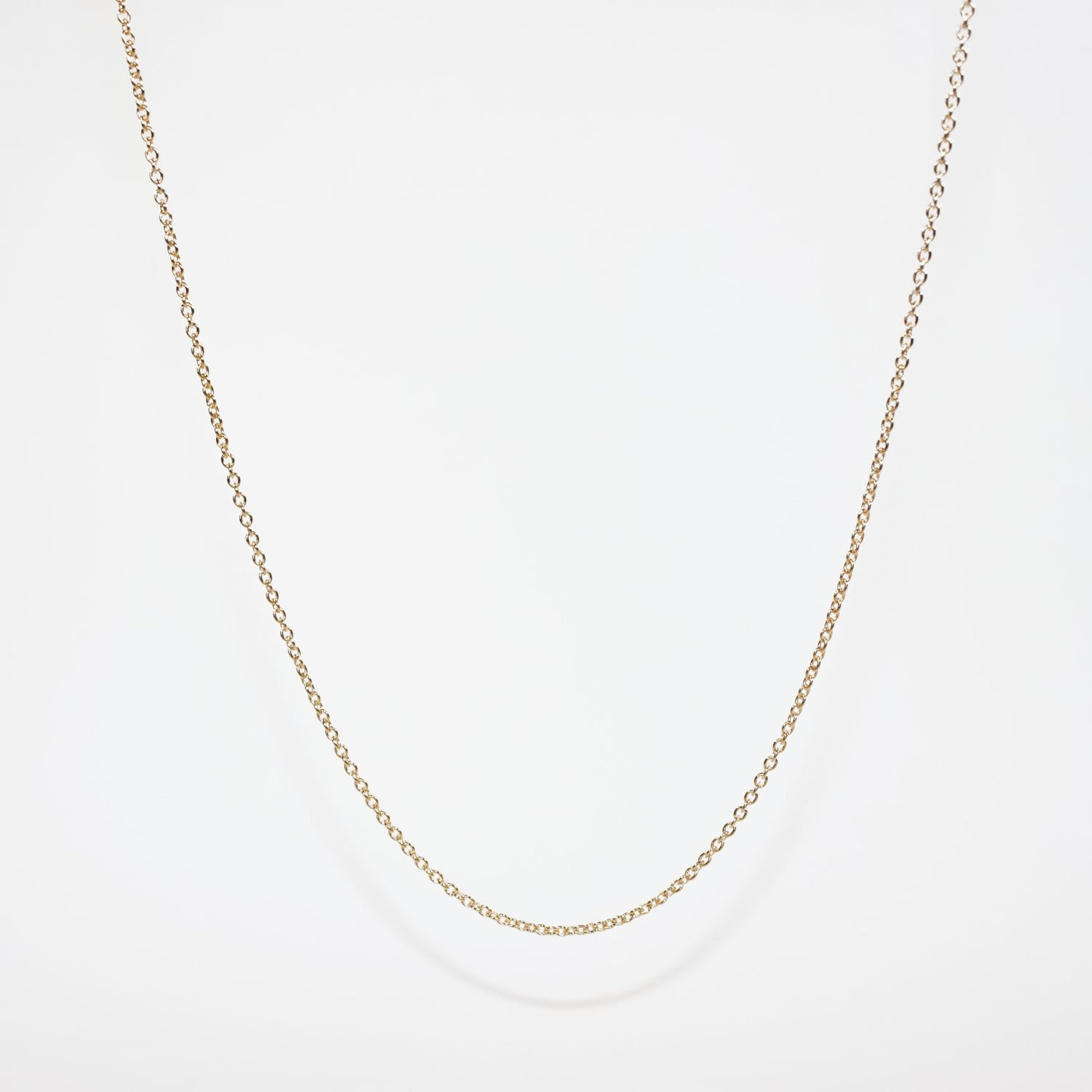 45cm 9 Carat Gold Light Cable Chain