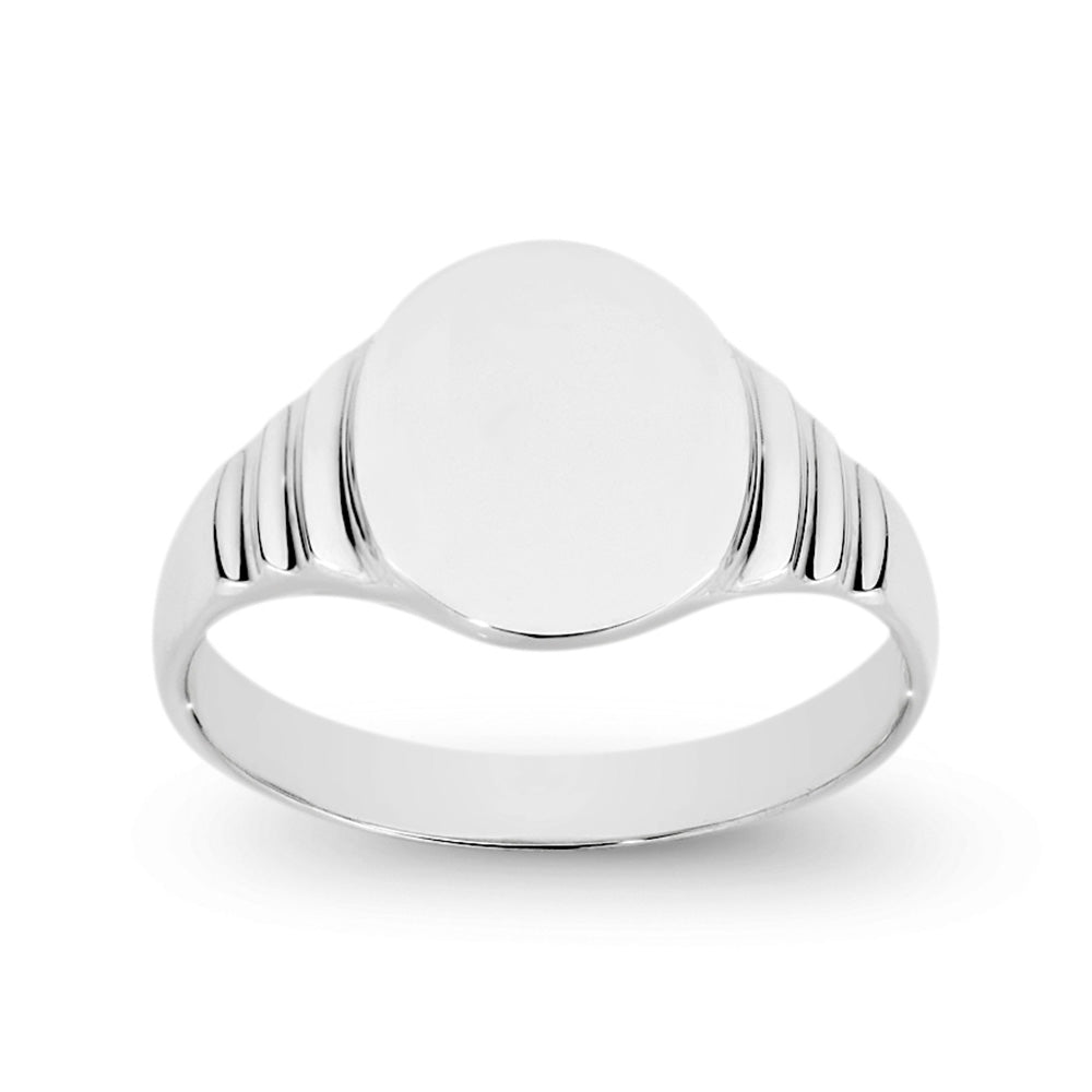 Men's Sterling Silver Signet Ring