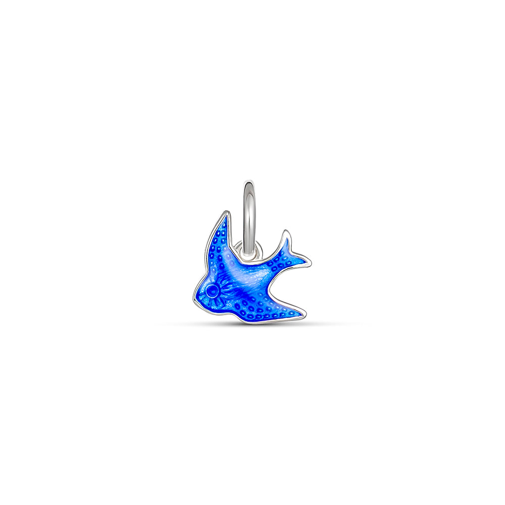 Children's Sterling Silver Bluebird pendant