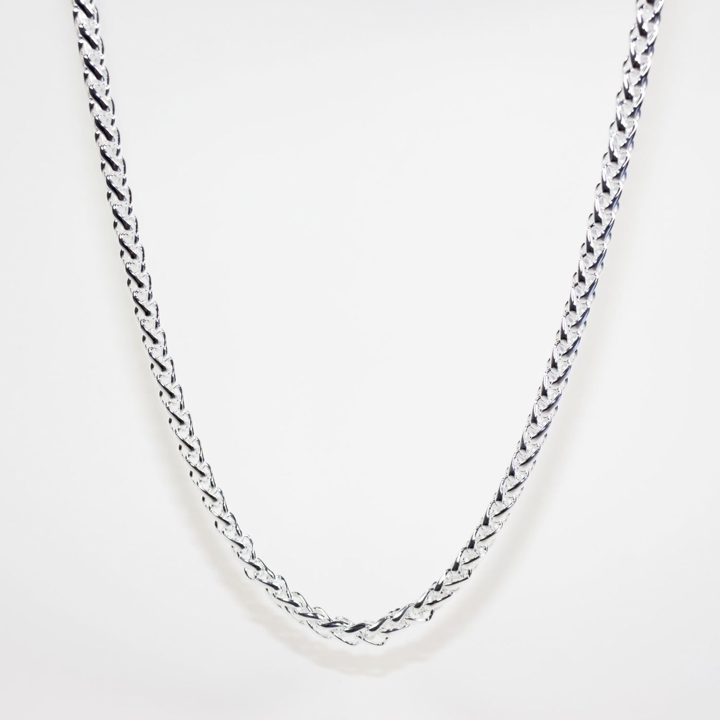 45cm Sterling Silver Wheat Chain