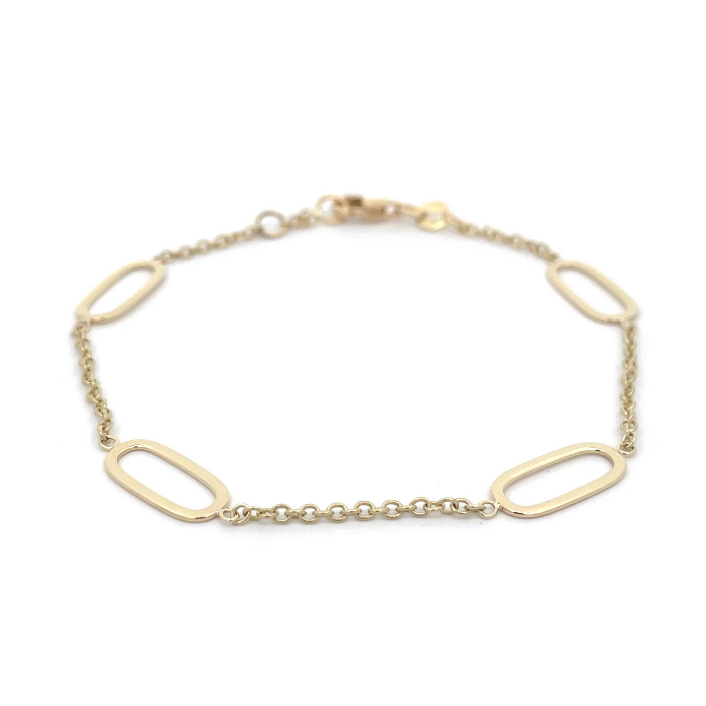9ct Oval Link Bracelet
